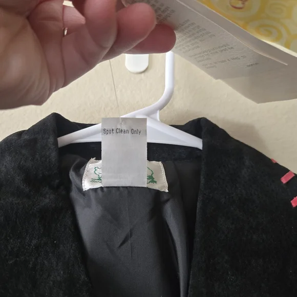 QUACKER FACTORY XS Black Leather Jacket Embroidered Biker Romantic Western NWT - Picture 13 of 14